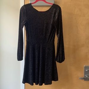 Urban Outfitters black dress silver detail